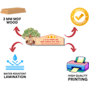 Shree Swami Samarth Marathi Wooden Wall Name Plate