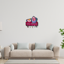 Tea Break Wooden Key Holder - ICraft asia