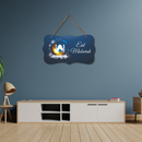 Eid Mubarak Crescent Blessing Wall Hanging - ICraft asia