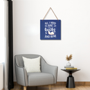 “All I Need Are Books and Wine” Wall Hanging - ICraft asia