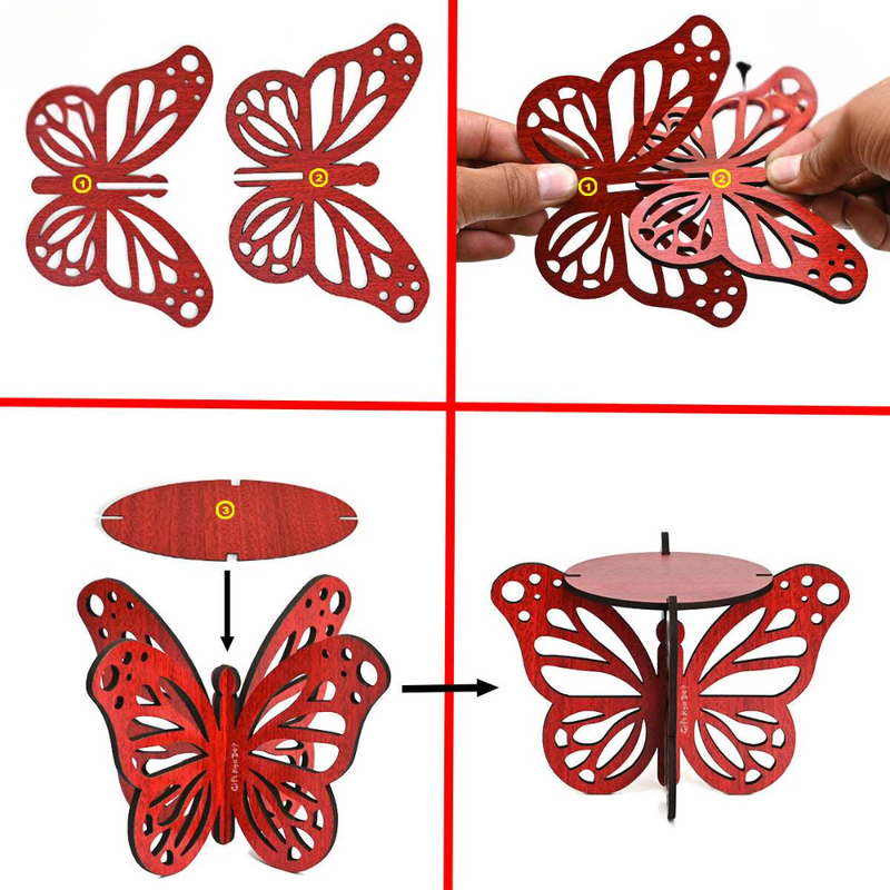 Butterfly Deepak Stand | Diya Stand