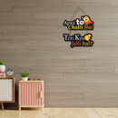 Apni To Chalti Hai Teri Kyu Jalti Hai Wooden Wall Hanging