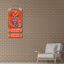 Saptashrungi Mata Mantra Wooden Wall Hanging