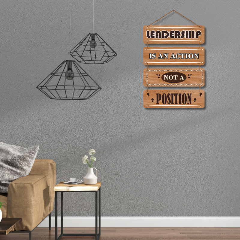 Leadership Inspirational Wall Hanging