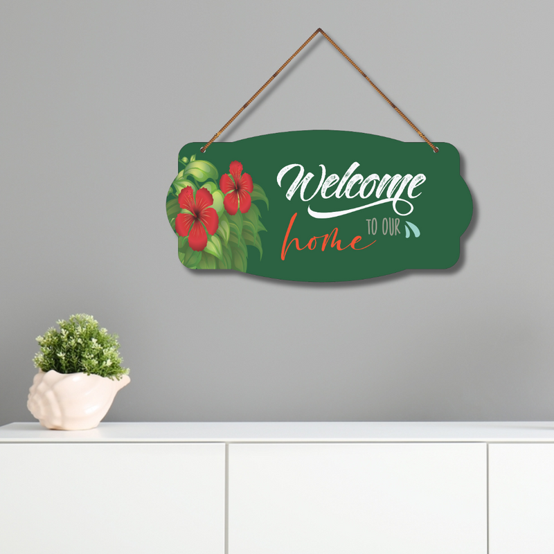 "Welcome to Our Home" wall hanging