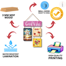 "Wooden Good Vibes Only"  Wall Hanging - ICraft asia