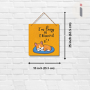 "I Am Lazy & I Know It" Wall Hanging - ICraft asia