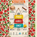 Food Vibes Only Wall Hanging