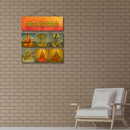 Tridev Or Tridevi Wooden Wall Hanging