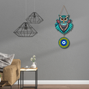 Wise Owl Evil Eye Wall Hanging
