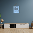 “According to Chemistry, Alcohol is a Solution” Wall Hanging - ICraft asia