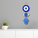 White Evil Eye wall hanging - ICraft asia