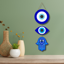 Blue Evil Eye Wall Hanging - ICraft asia