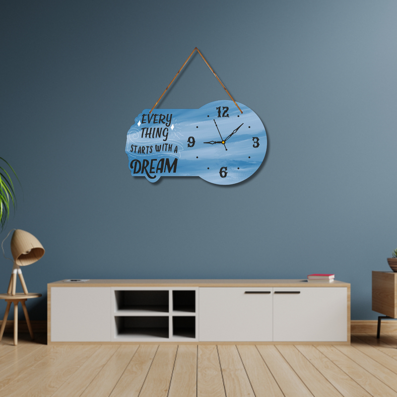 "Dream Big, Begin Now" Wall Hanging