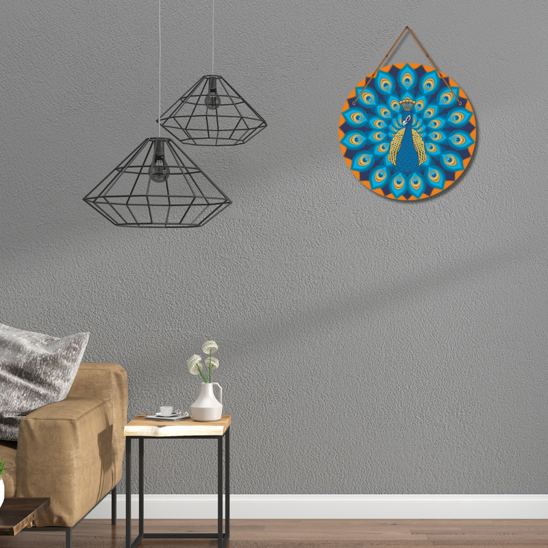 Majestic Peacock Wall Hanging