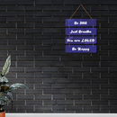 Peaceful Mind Inspirational Wall Hanging