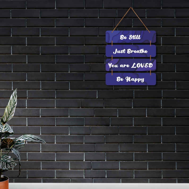 Peaceful Mind Inspirational Wall Hanging