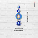 Divine Protection  – Lord Ganesha & Evil Eye Wall Hanging - ICraft asia
