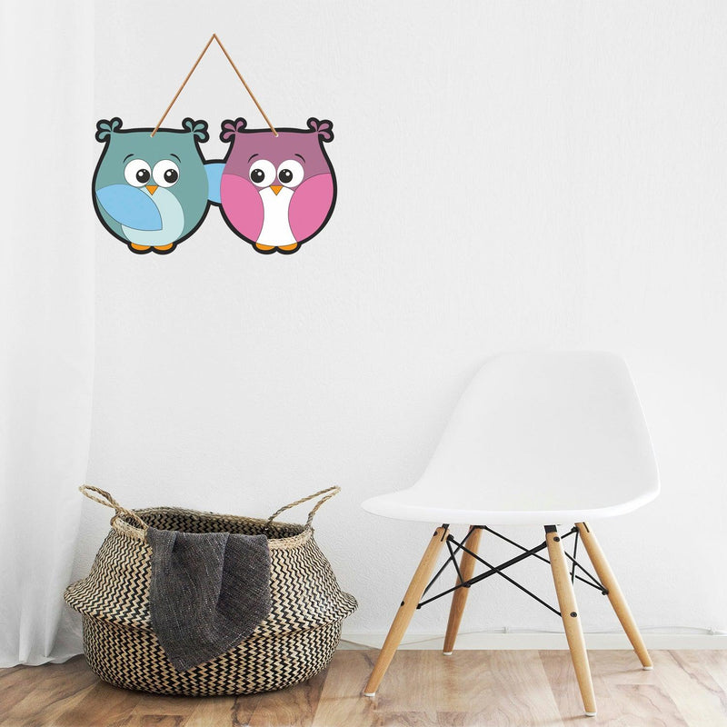 Cute Birds for Home Decor Wooden Wall Hanging