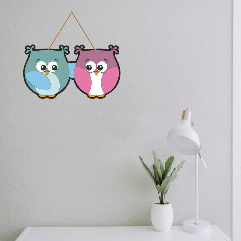 Cute Birds for Home Decor Wooden Wall Hanging