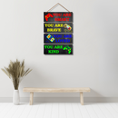 "Room Wooden Video Game" Wall Haning - ICraft asia