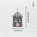 "You Are Welcome Floral"  Wall  Hanging - ICraft asia