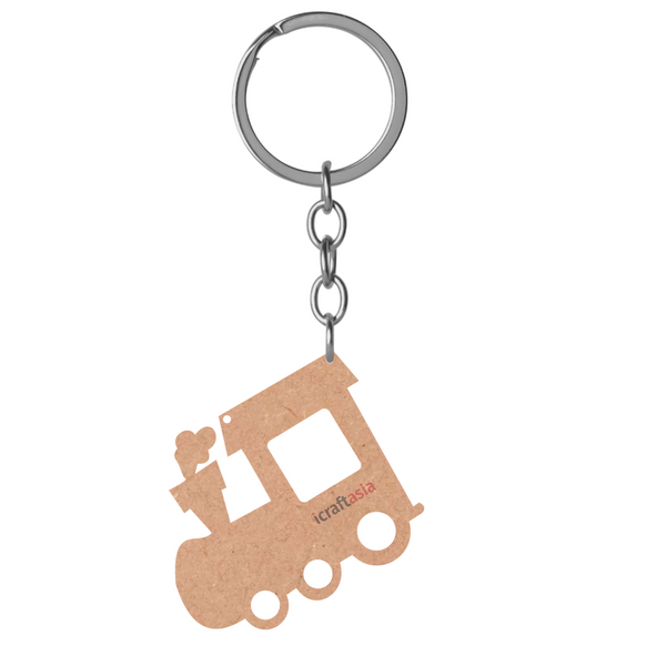 Cute Baby-Themed MDF Keychain