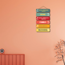 Home wooden wall hanging