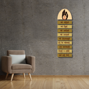 Namokar Mantra wooden wall hanging - ICraft asia