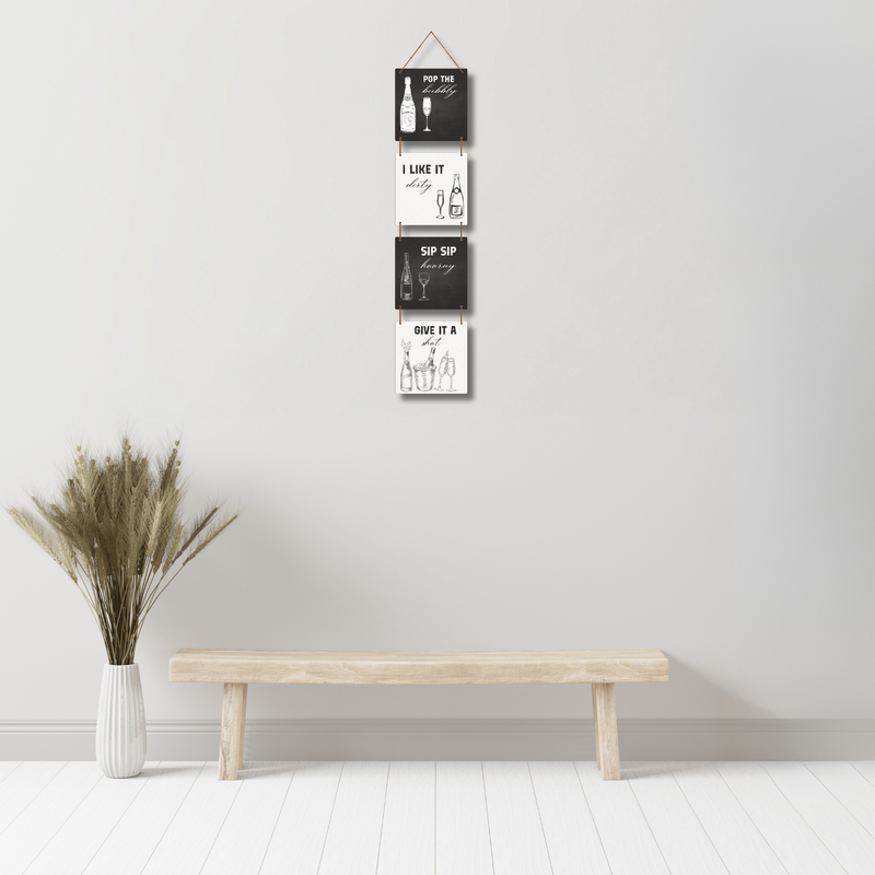 "pop the bubbly" Wall Hanging