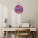 Happy Diwali Mandala Wooden Wall Hanging