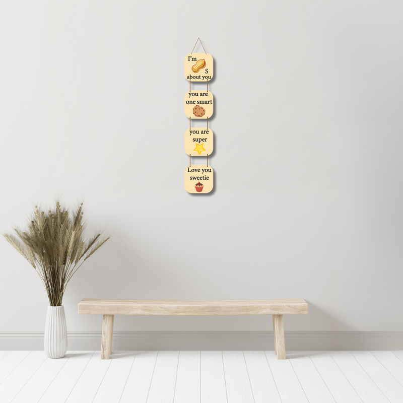 "Sweet Words, Sweeter Love" Wall Hanging