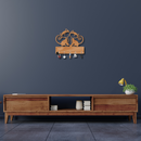 Cat Couple Wooden Wall Key Holder - ICraft asia