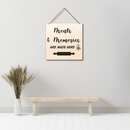 "Meals & Memories Signboard" Wall Hanging - ICraft asia