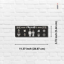 Vitthal Rukmini Wooden Wall Name Plate