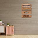 Leadership Inspirational Wall Hanging