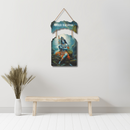 "Shree Krishna" Wooden Wall Hanging - ICraft asia