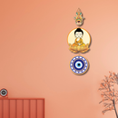 Buddha wooden wall hanging