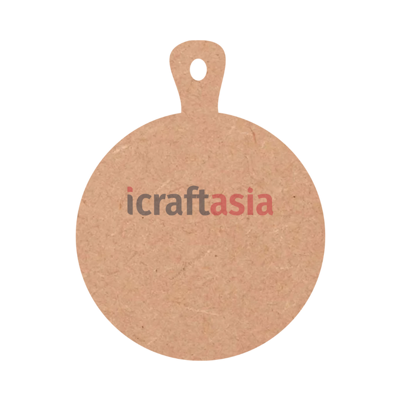 Round MDF Hanging Tag Base