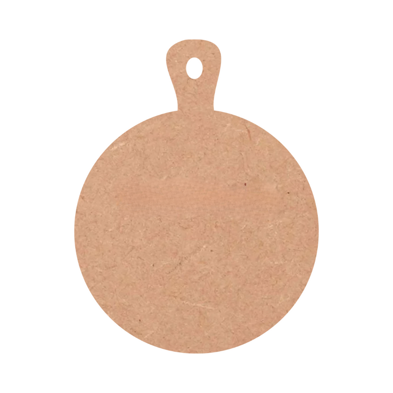 Round MDF Hanging Tag Base