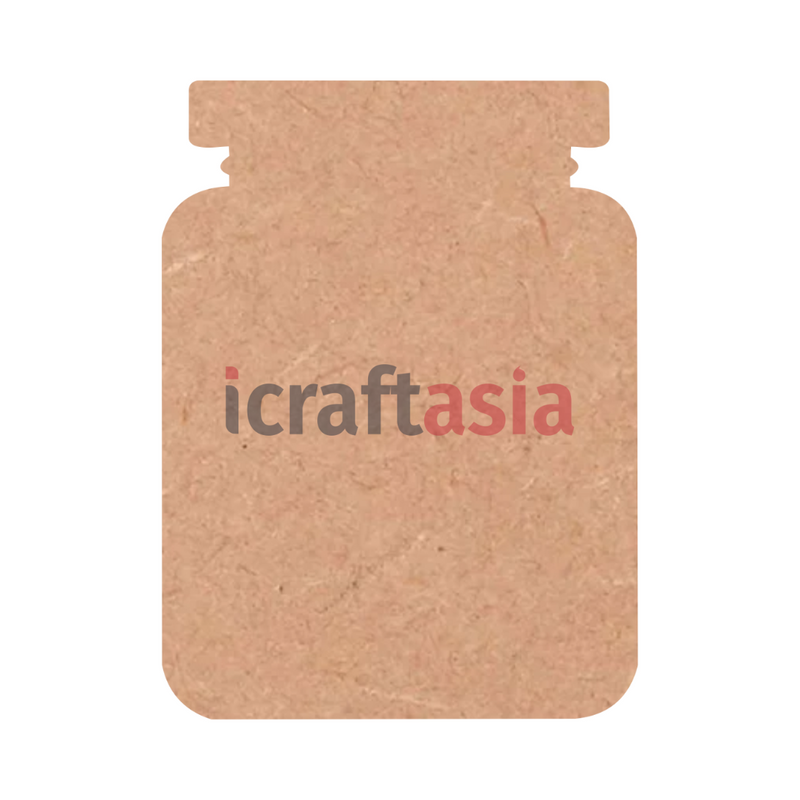 MDF Storage Jar Shape Cutout