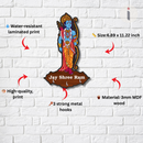 Jay Shree Ram Wooden Key Holder - ICraft asia