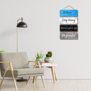 Believe In Yourself Wooden Wall Hanging