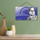 "Dr. Ambedkar Motivational Thought" Wooden Wall Hanging - ICraft asia