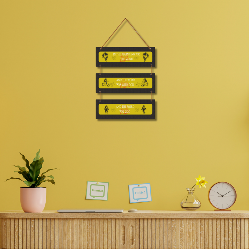 "In The Beginning Was The World" Wall Hanging