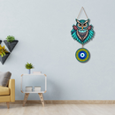 Wise Owl Evil Eye Wall Hanging