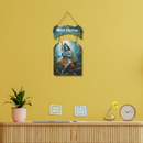 "Shree Krishna" Wooden Wall Hanging - ICraft asia
