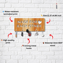 Made for Each Other Wooden Key Holder