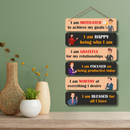 "I Am Motivated" Wooden Wall Hanging - ICraft asia
