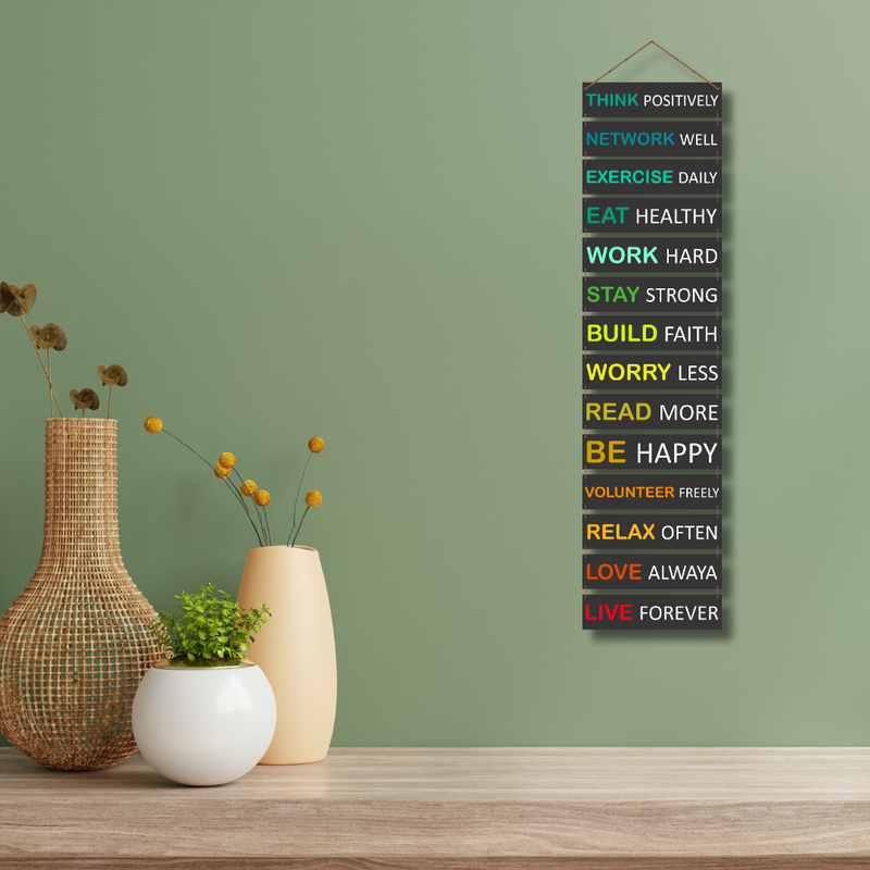 "Think Positively" wall hanging - ICraft asia